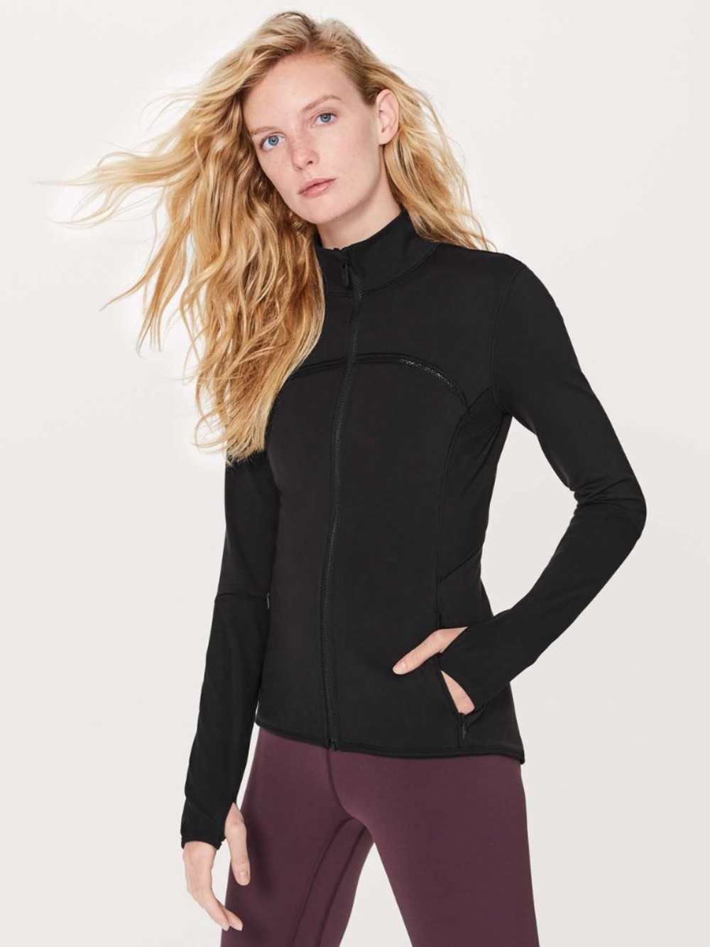 Lululemon Mesh Is More Jacket Black Size 6